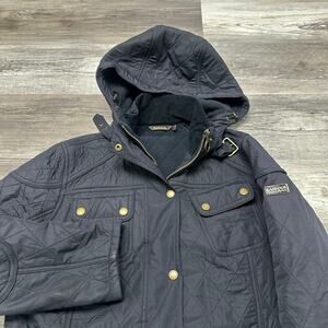 Barbour Navy Quilted Jacket